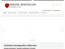 Tablet Screenshot of criminalimmigrationlawyer.com